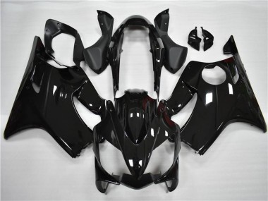 2004-2007 Glossy Black CBR600 F4i Motorcycle Fairings