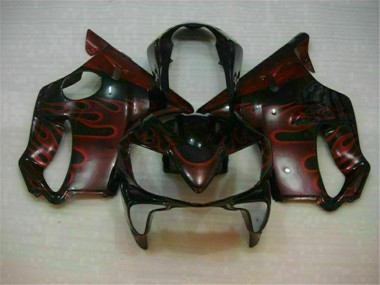 2004-2007 Red Flame CBR600 F4i Motorcycle Fairings