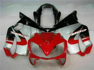 2004-2007 Red Silver CBR600 F4i Motorcycle Fairing