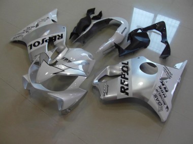 2004-2007 White Repsol CBR600 F4i Motorcycle Fairings