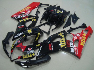 2005-2006 Black Red Rizla GSXR 1000 Motorcycle Fairings