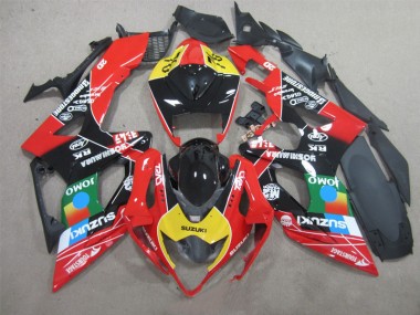 2005-2006 Black Red Yellow GSXR 1000 Motorcycle Fairings