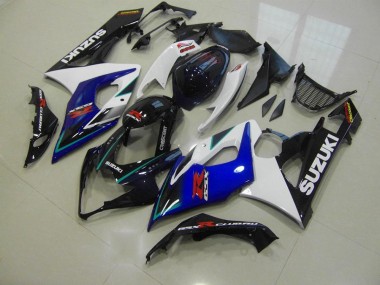 2005-2006 Blue White GSXR 1000 Full Motorcycle Fairing Kits