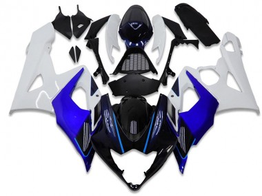 2005-2006 Blue White GSXR 1000 Motorcycle Fairings