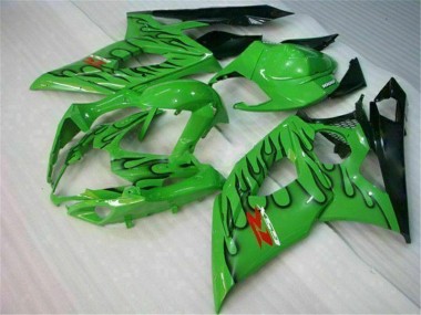 2005-2006 Green GSXR 1000 Motorcycle Fairings