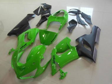 2005-2006 Green ZX6R Motorcycle Fairings