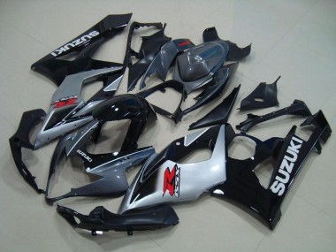 2005-2006 Grey Black Silver GSXR 1000 Motorcycle Fairings