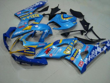 2005-2006 Light Blue Rizla GSXR 1000 Motorcycle Fairings