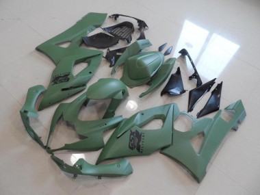 2005-2006 Matte Army Green GSXR 1000 Motorcycle Fairings