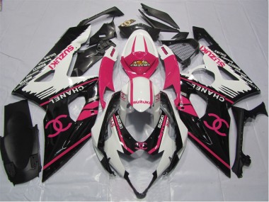 2005-2006 Pink Chanel GSXR 1000 Motorcycle Fairings