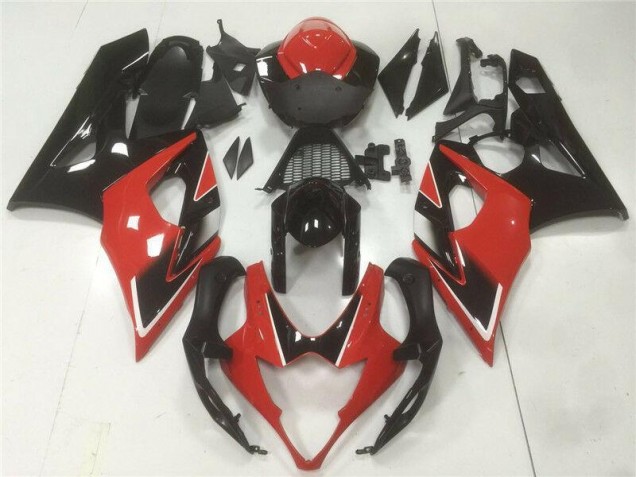 2005-2006 Red Black GSXR 1000 Motorcycle Fairing Kits