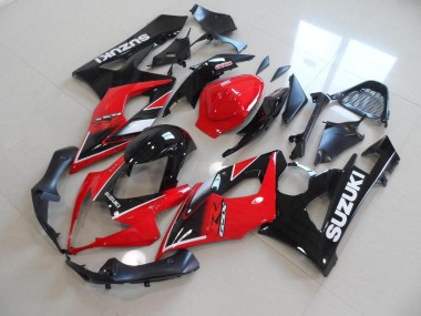 2005-2006 Red Black OEM Style GSXR 1000 Motorcycle Fairings