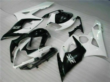 2005-2006 White Black GSXR 1000 Motorcycle Bodywork