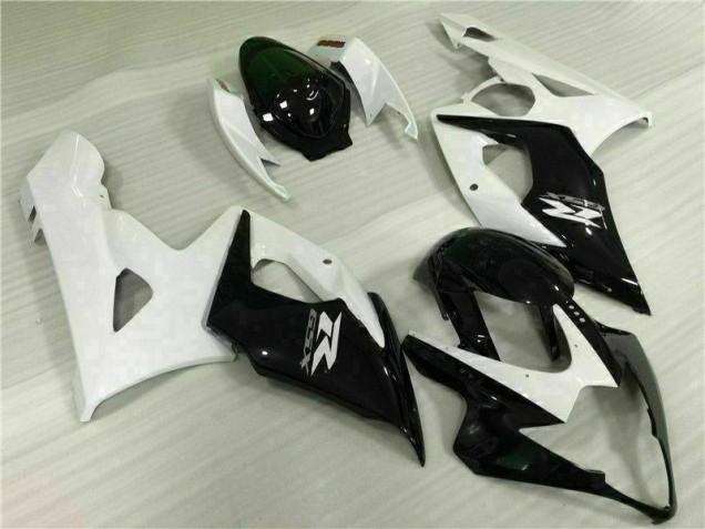 2005-2006 White Black GSXR 1000 Motorcycle Fairing