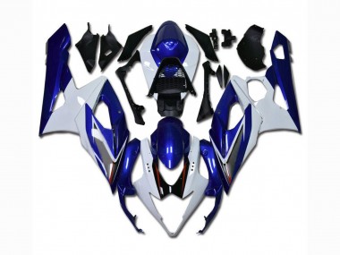 2005-2006 White Blue GSXR 1000 Motorcycle Bodywork