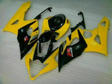 2005-2006 Yellow Black GSXR 1000 Motorcycle Fairing