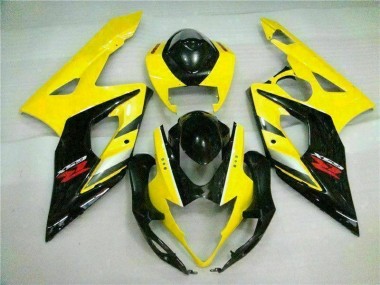 2005-2006 Yellow Black GSXR 1000 Motorcycle Fairings