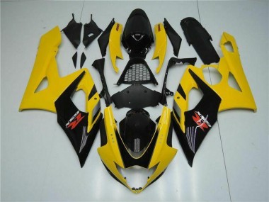 2005-2006 Yellow GSXR 1000 Motorcycle Fairings