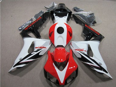 2006-2007 Black White Red Fireblade CBR1000RR Motorcycle Fairings