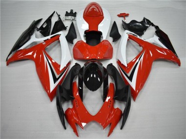 2006-2007 Red Black GSXR 600/750 Motorcycle Bodywork