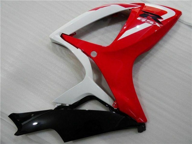 2006-2007 Red White GSXR 600/750 Motorcycle Fairings