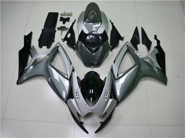 2006-2007 Silver Grey GSXR 600/750 Motorcycle Fairing