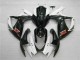 2006-2007 White Black GSXR 600/750 Motorcycle Fairings