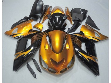 2006-2011 Black Gold ZX14R ZZR1400 Motorcycle Fairings