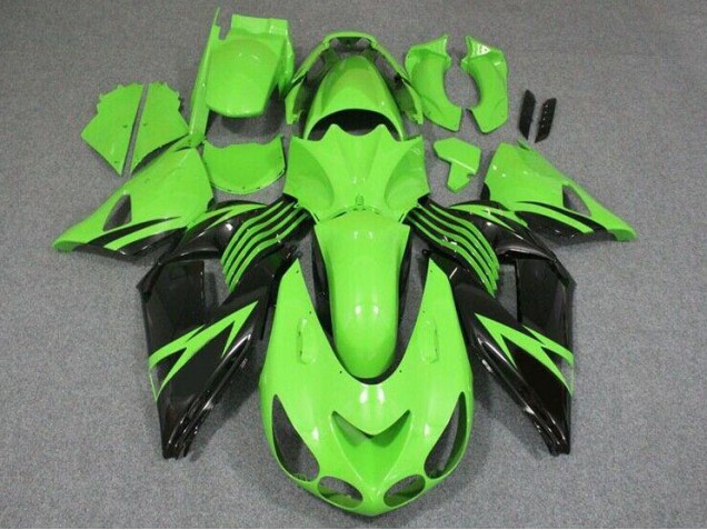 2006-2011 Green Black ZX14R ZZR1400 Motorcycle Fairings