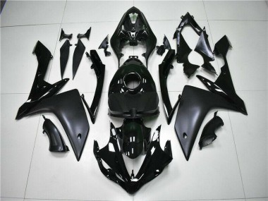 2007-2008 Glossy Matte Black YZF R1 Motorcycle Fairings