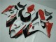 2007-2008 Red White GSXR 1000 Motorcycle Fairing
