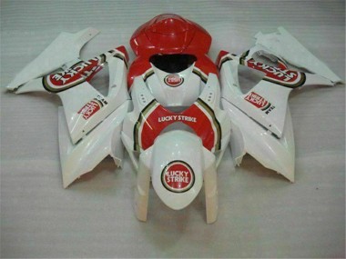 2007-2008 Red White GSXR 1000 Motorcycle Fairings