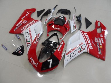 2007-2014 Banner 7 Ducati 848 1098 1198 Motorcycle Fairings