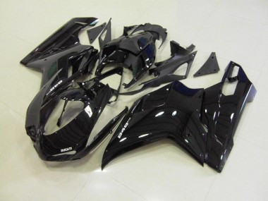 2007-2014 Glossy Black Ducati 848 1098 1198 Motorcycle Fairings