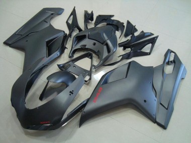 2007-2014 Matte Black Ducati 848 1098 1198 Motorcycle Fairings