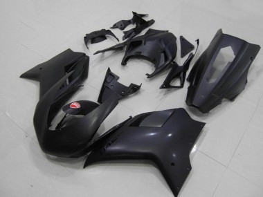 2007-2014 Matte Black Racing Verision Ducati 848 1098 1198 Motorcycle Fairings