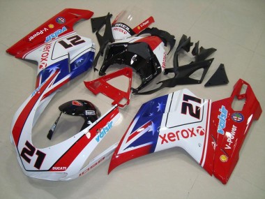 2007-2014 Xerox 21 Ducati 848 1098 1198 Motorcycle Fairings