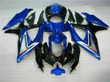 2008-2010 Blue Black GSXR 600/750 Motorcycle Bodywork