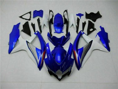 2008-2010 Blue White GSXR 600/750 Motorcycle Bodywork