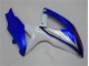 2008-2010 Blue White GSXR 600/750 Motorcycle Fairings