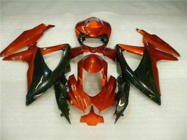 2008-2010 Red Black GSXR 600/750 Motorcycle Fairing