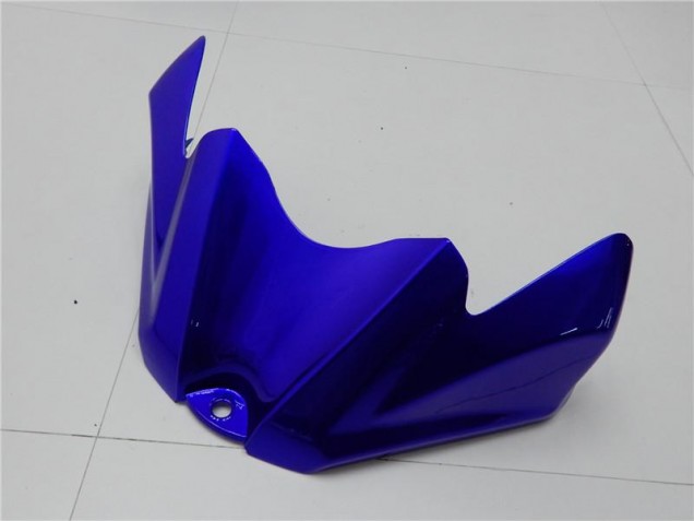 2008-2010 White Blue GSXR 600/750 Motorcycle Fairings