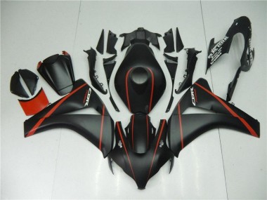 2008-2011 Matte Black Red CBR1000RR Motorcycle Fairings