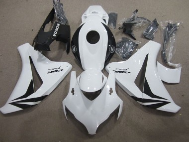 2008-2011 White Black Fireblade CBR1000RR Motorcycle Fairings