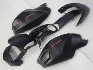 2008-2012 Black Red Monster Ducati Monster 696 Motorcycle Fairings