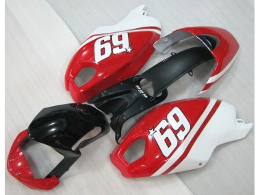 2008-2012 Black Red White 69 Ducati Monster 696 Motorcycle Fairings