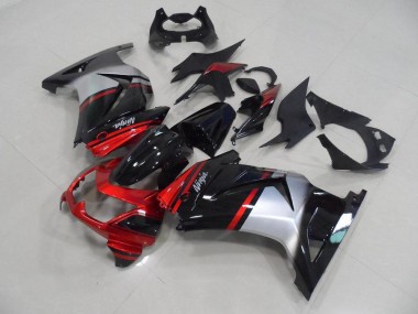 2008-2012 Candy Red Black Silver ZX250R Motorcycle Fairings