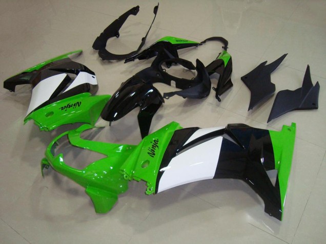 2008-2012 Green White Black ZX250R Motorcycle Fairings