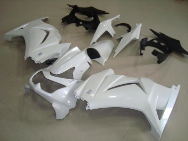 2008-2012 Pearl White ZX250R Motorcycle Fairings