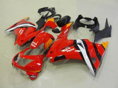 2008-2012 Red Black ZX250R Motorcycle Fairing